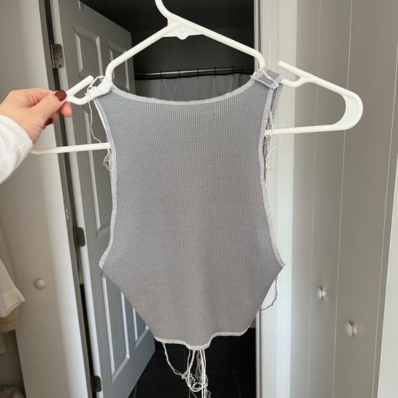 Colorful Natalie Tie Up Top - Picture 2 of 2